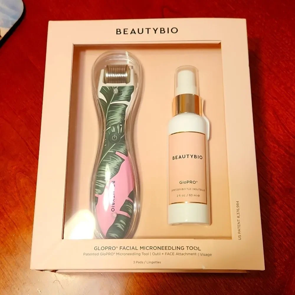 BeautyBio GloPro Facial Microneedling Tool Set NIB